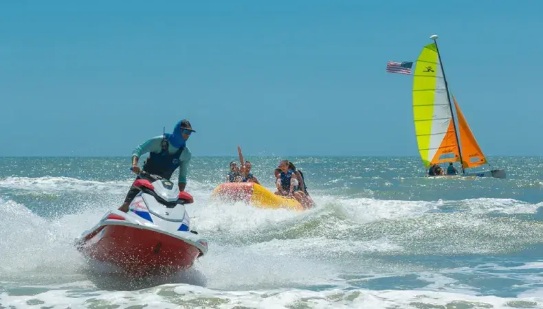 Downwind Sails Banana Boat Photo