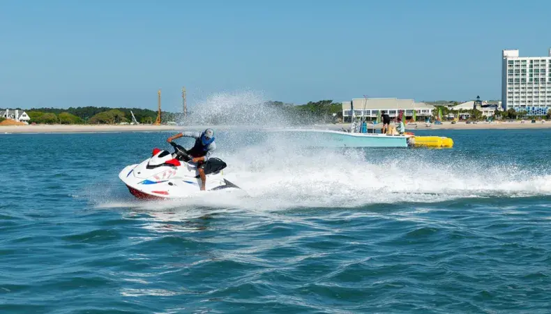 Downwind Sails Jet Ski Photo