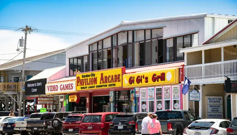 Garden City Pavilion Arcade & Gigi's Grill | Visit Myrtle Beach