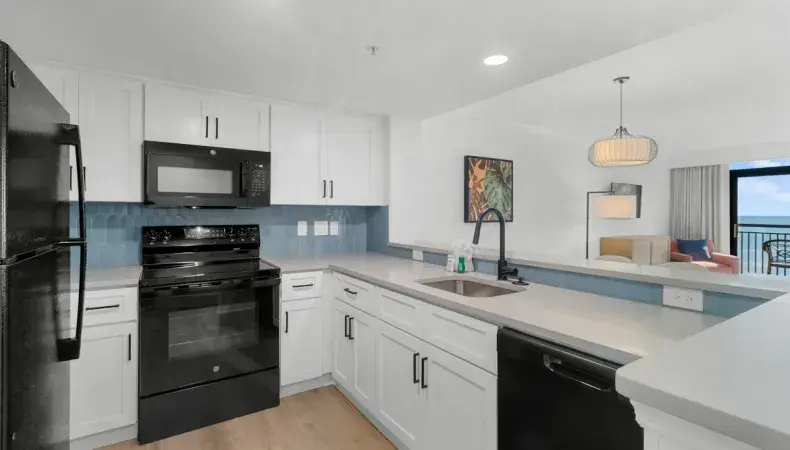 Ocean Reef Resort - South Tower Three Bedroom Deluxe Condo - Kitchen Photo 4