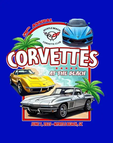 Corvettes at the Beach Car Show 2025 Photo