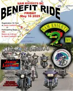 NAM KNIGHTS MC Benefit Bike Run Photo