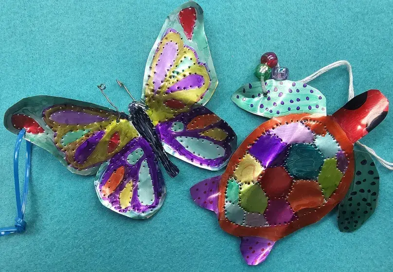 Upcycled Nature Art Photo