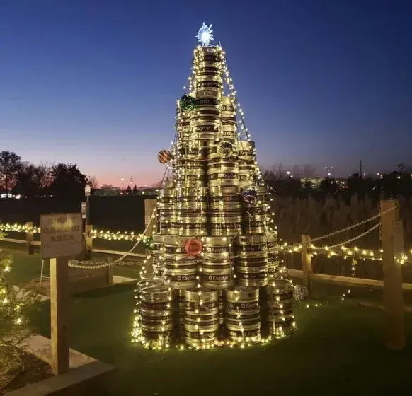 Keg Tree Lighting Photo