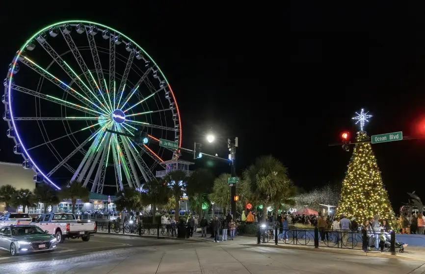 Winter Wonderland at The Beach Christmas Tree Lighting Photo