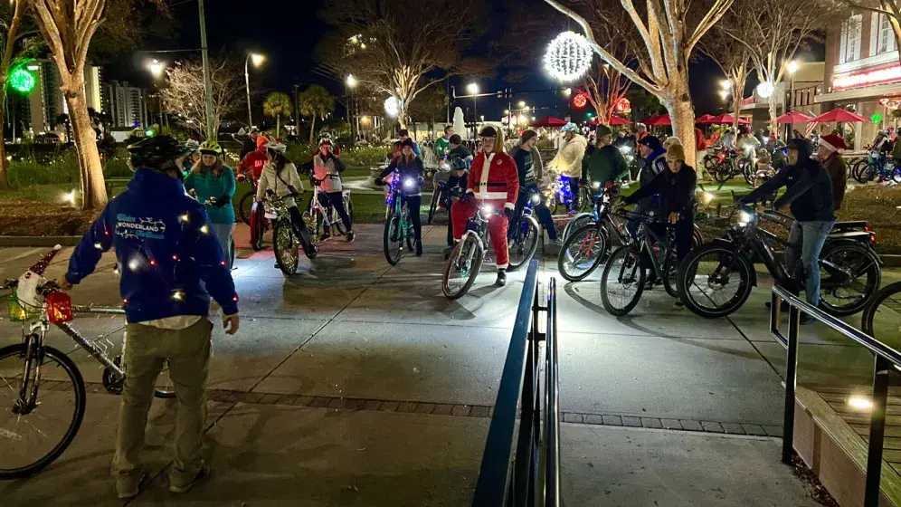 “Light Up The Night” Bike Ride Photo