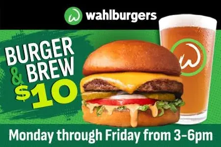 $10 Burger & Brew at Wahlburgers Photo
