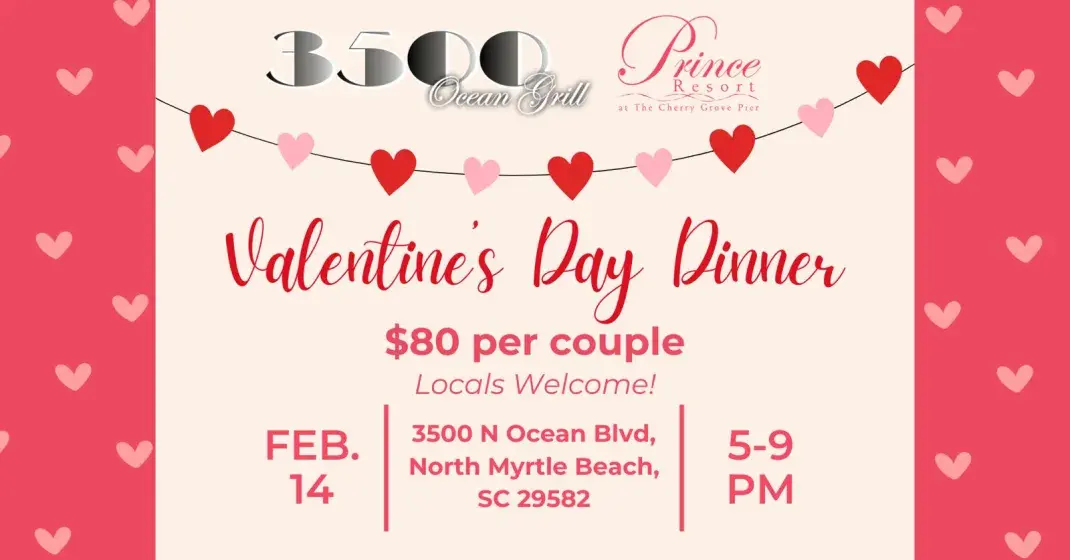 Valentine's Dinner at 3500 Ocean Grill Photo