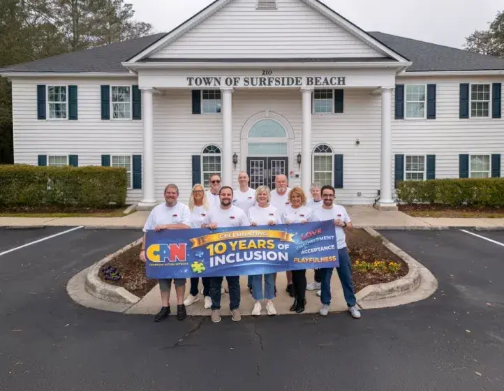 Champion Autism Network10-year Commemorative Ribbon Cutting Photo