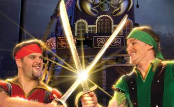 Pirates Voyage Christmas battle of green and red