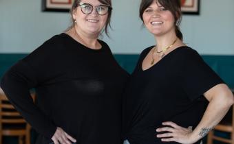 Jess Sagun and her daughter at Winna's Kitchen