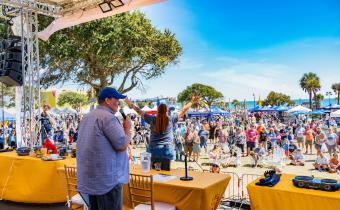 View from Main Stage at Beach &quot;N Chili Fest