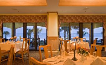 Cypress Dining Room with ocean view