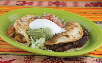 Fiesta Mexicana Cantina grilled quesadillas