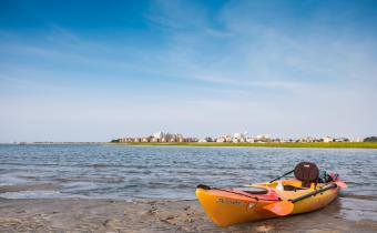Kayaking to Waites Island in North Myrtle Beach