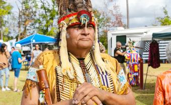 Waccamaw Indian Chef at the Waccamaw Indian Festival