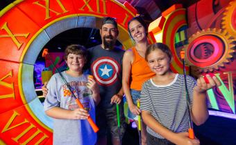 Family fun at Ripley's Crazy Golf