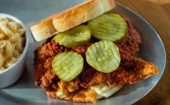 Nashville Hot Sandwich at Tin Roof