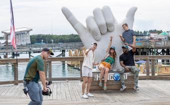 Matador House content creators at The Hangout