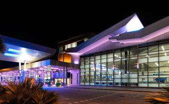 Myrtle Beach International Airport (MYR) night shot