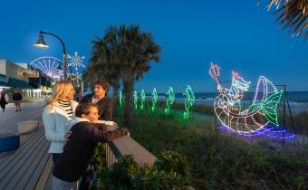 Winter Wonderland at The Beach Lights Display