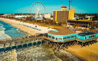 Aerial view of Pier 14