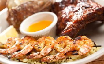 Shrimp & Ribs combo