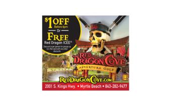 Red Dragon Cove Adventure Golf - $1 Off or Free Red Dragon ICEE Photo