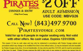 Pirates Voyage Dinner & Show - $2 Off Adult Ticket Photo