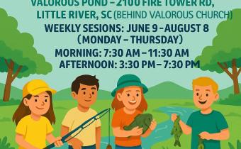 Myrtle Beach Fishing Company Presents: 4-Day Summer Fishing Camp for Kids! Photo