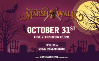Halloween on the Marshwalk Photo