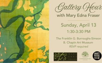 Gallery Hour with Mary Edna Fraser & Coastal Conservation League Photo