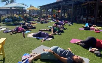 Yoga in the Yard at Crooked Hammock Photo