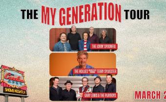 My Generation Tour: The Lovin’ Spoonful, The Hollies Greatest Hits Starring Terry Sylvester, and Gary Lewis & the Playboys Photo