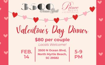 Valentine's Dinner at 3500 Ocean Grill Photo