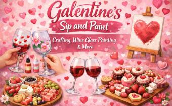 Galentine's Paint and Sip: Mermaids & Mimosas Photo