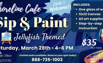 Sip & Paint at Shoreline Cafe | Grande Shores Ocean Resort Photo