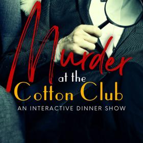 Murder at the Cotton Club man in suite with magnifying glass