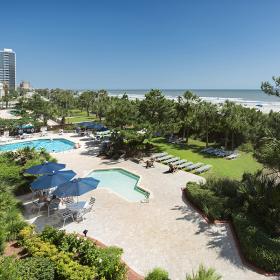 Beach Colony Resort aerial