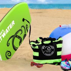 Boogie Board and Beach Bag