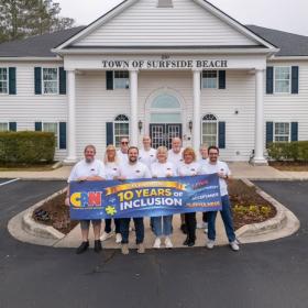 Champion Autism Network10-year Commemorative Ribbon Cutting Photo