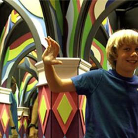 Backstage Mirror Maze Photo