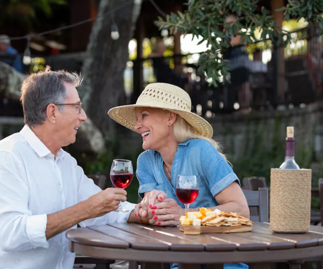 Couple at Winery