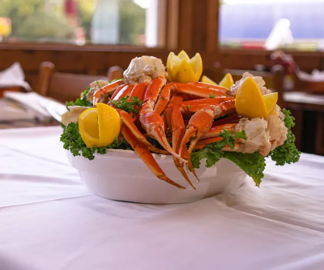 Crab Legs at Original Benjamins