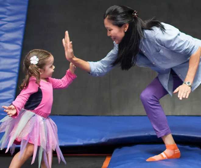 Sky Zone Trampoline Park Little Leapers