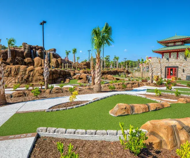 Mini Golf Course at Red Dragon Cove