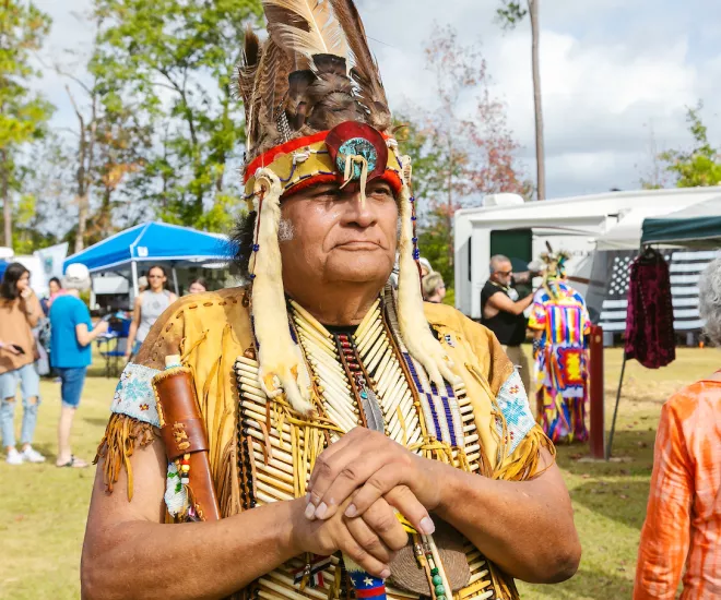 Waccamaw Indian Chef at the Waccamaw Indian Festival