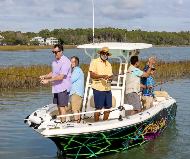 Group Boating Fishing