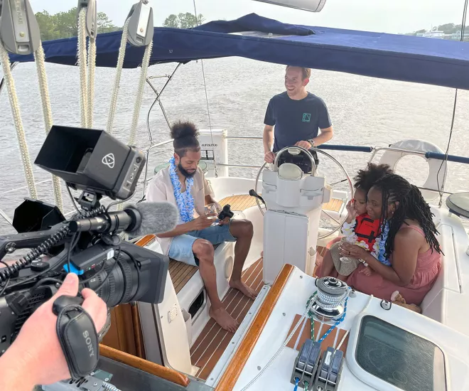 “Traveling the Spectrum” films the Hill family from Texas as they enjoy a family vacation to Myrtle Beach, S.C.