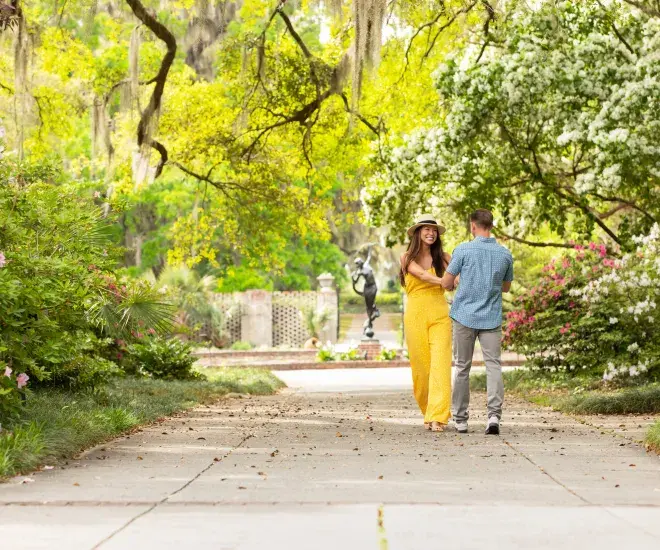 CoupleStrollingBrookgreen